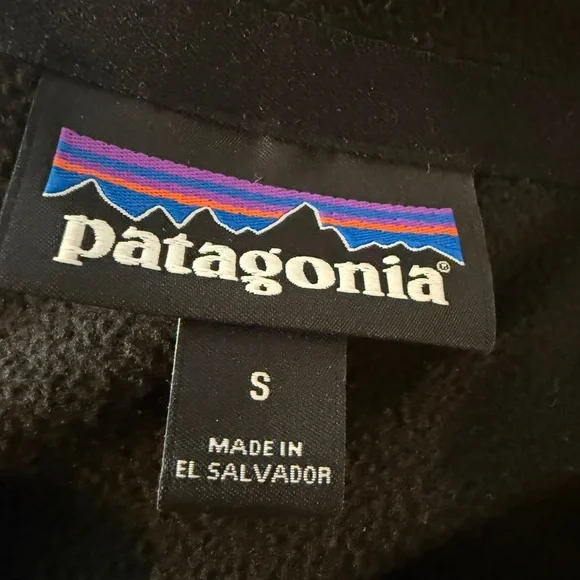 Patagonia Lightweight Fleece Quarter Zip – Black - Picture 7 of 9